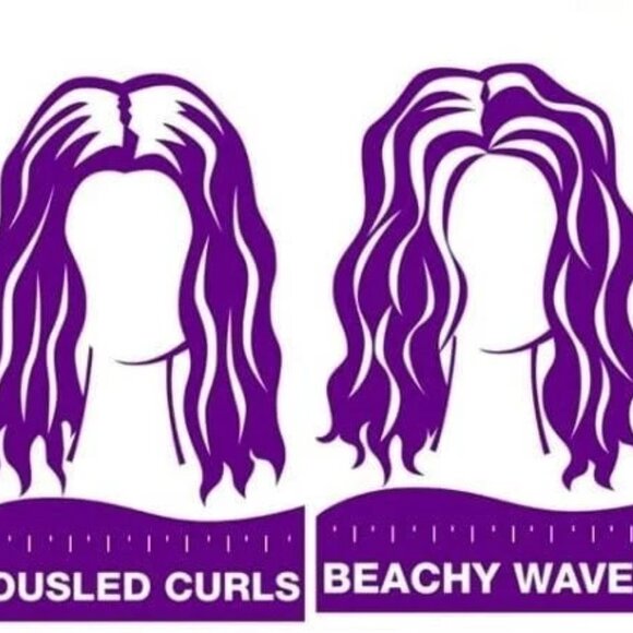Bed Head Swerve Curve Hair Iron Waver / Wand | 2 Tools in 1 Beach Tousled Waves - Picture 2 of 6